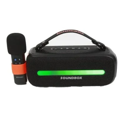 Porodo Soundtec Gala Portable Speaker Mic _ Black